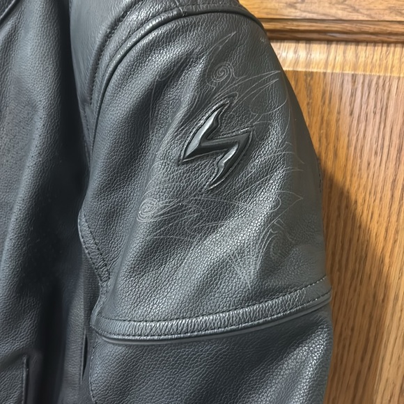 Scorpion Exo Get Stung Leather Motorcycle Jacket Exo Skeltal Protection - Picture 6 of 15